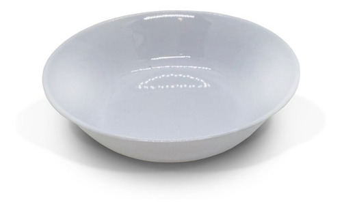 Set X6 Compoteras Bowls Chico Melamina Color Blanco Liso