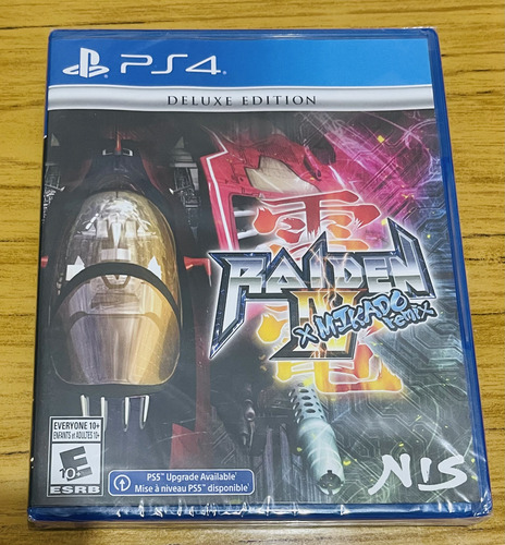 Raiden Iv X Mikado Remix Ps4 Ps5 Deluxe Edition Poster Sound