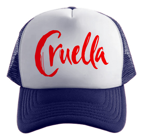 Cruella De Vil 101 Dalmatas Gorra Friki Tu Eres #1 Azul Oscuro Talle Único Regulable Cruella De Vil 101 Dalmatas