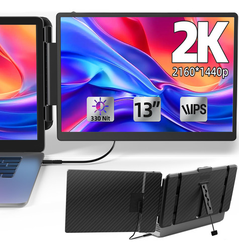 Extensor De Monitor 2k 13 Pulgadas Ips Para Laptop Mmg