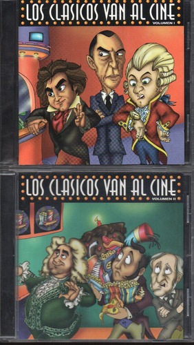 Los Clásicos Van Al Cine/ Vol I & Il 2 Cds 26 Tracks 