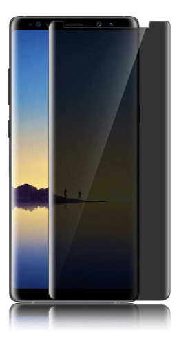 Galaxy Note8 Protector Visualizacion Omio 2-pack Black 9h 2