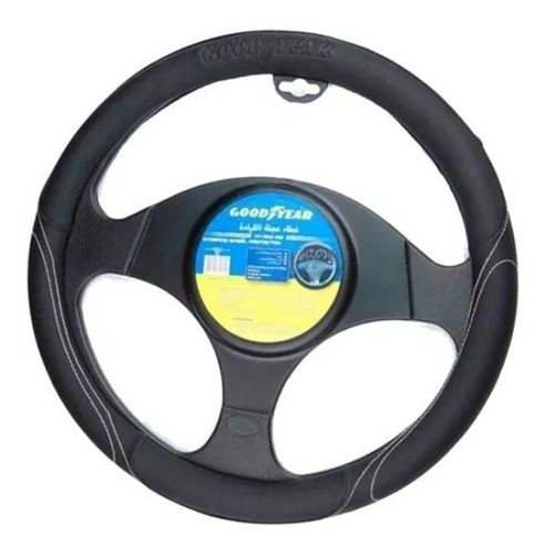 Imagen 2 de 6 de Funda Cubre Volante Goodyear La Mejor Calidad Gy-swc-128-pu