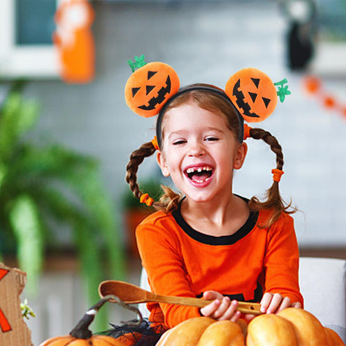 2 Paquete De 2 A 6 Diademas De Calabaza Para 2 Piezas