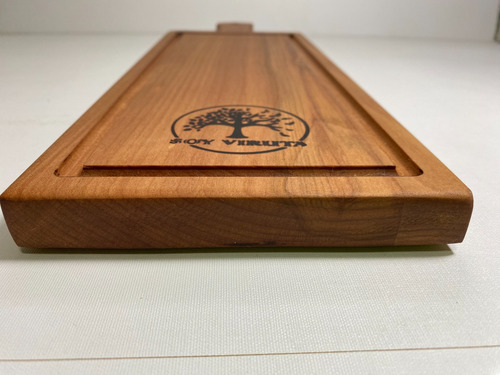 Tabla Parrillera Y/o Aperitivo En Roble 45x15cm