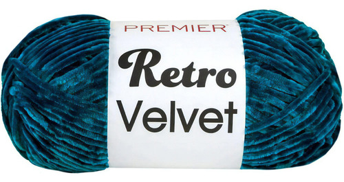 Premier Yarns Retro Velvet-teal - Ovillo De Lana