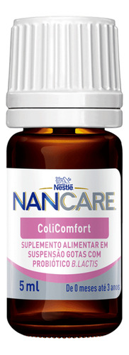 Nancare Coliconfort Probiotico Nestlé Para Bebê 0 A 3 Anos Sem Sabor
