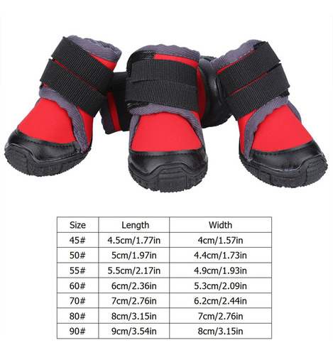 C 4* Zapatos Mascotas Botas Deportivas Para Perros Grandes