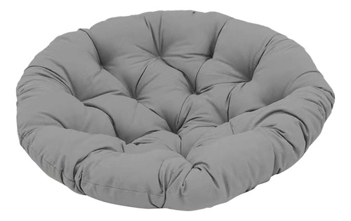 2 Cojín Para Silla Papasan, Cojín Redondo Para Gris Oscuro