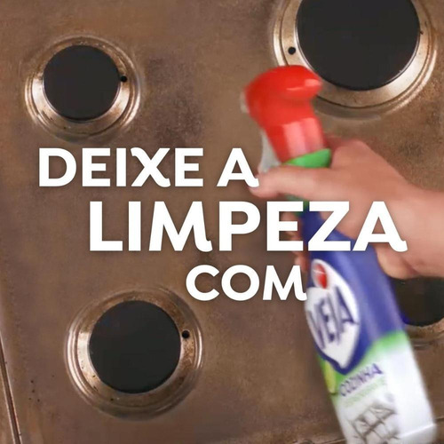 Imagem 5 de 7 de Limpador Desengordurante Veja 500ml Limão Pulverizador