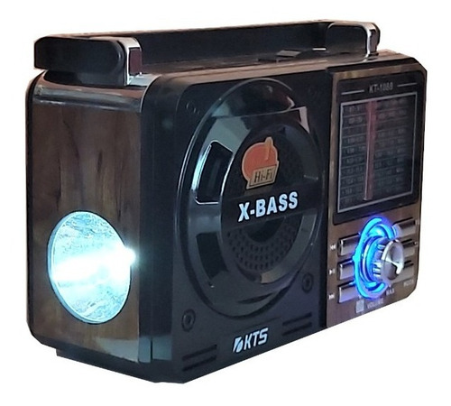 Rádio Antigo Retro Vintage Fm Am Usb Sd Bateria Lanterna