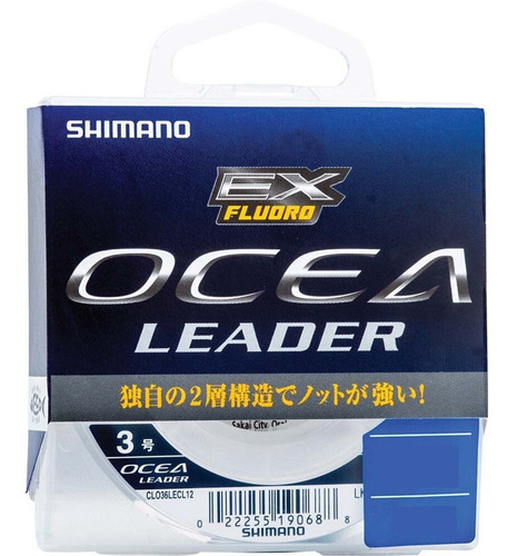 Linha Fluorocarbon Shimano Leader Ocea 30lbs (0,47mm- 50m)