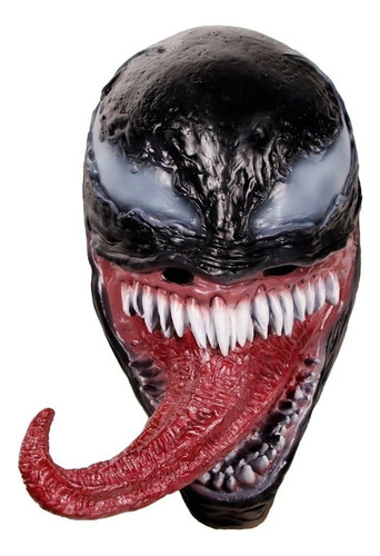 Jjj Máscara De Venom De Látex Para Disfraz De Terror Cosplay