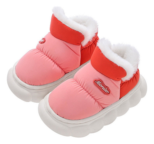 Zapatillas De Algodón Para El Hogar De Felpa De Invierno Par