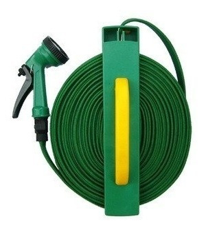 Manguera Plana De 15 Mts Tip Roll Hose De Tv, Pico Regador