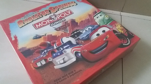 Monopoly Junior De Cars 2 Radiator Springs Mate Rayo Mcqueen