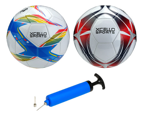 Xcello Sports Balon De Futbol Tamano 4 Graficos Surtidos Con