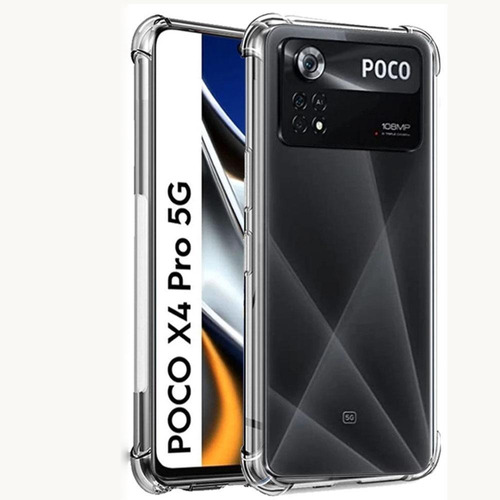 Funda Transparente Antishock Para Xiaomi Poco X4 Pro 