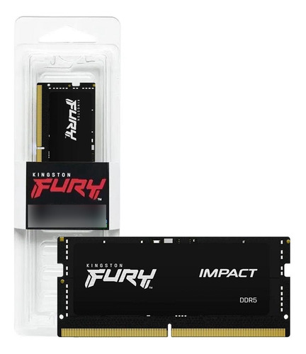 Memória Ram Fury Impact 8gb 1x8gb Kingston Kf548s38ib-8 Note