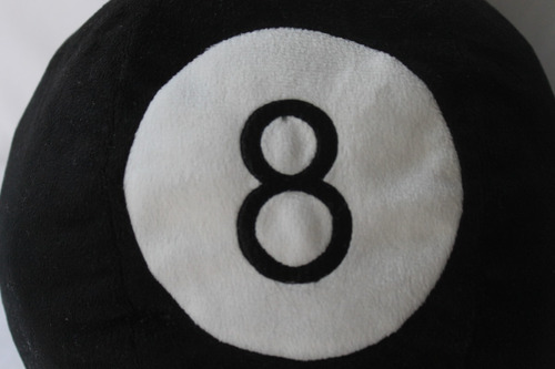 Bola 8 Pool Billar Cojín Plush 22cms. Ikea Original