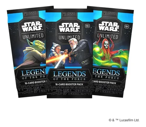 Star Wars TCG Lendas da Força: Deck Qui-Gon Jinn com 50 Cartas