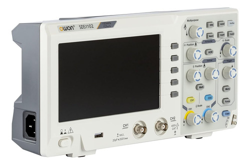 Osciloscopio De Escritorio Digital Sds1102 100mhz 2 Canales