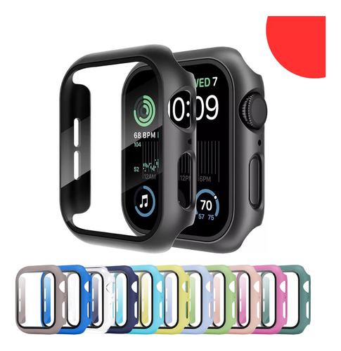 Protector 360° Con Vidrio Templado Para Apple Watch