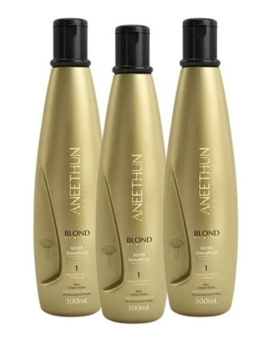 Shampoo Blond System Silver Aneethun Profissional - 300ml