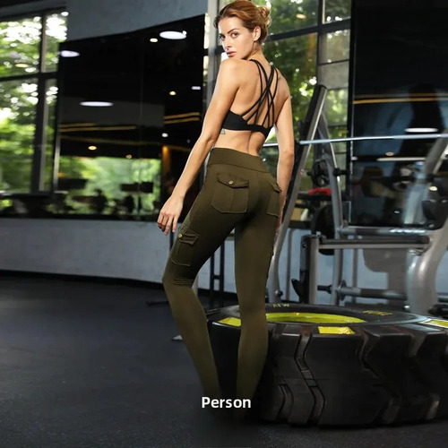 Leggins Deportivos Ajustados Y Elásticos De Cintura Alta