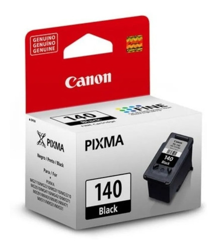 Tintas Canon 140 Black Original Nueva Sellada
