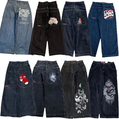 Vaqueros Vaqueros Anchos De Estilo Urbano Para Hombre - Casu