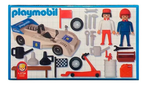 Imagen 2 de 2 de Playmobil Formula 1 Blanco 3738