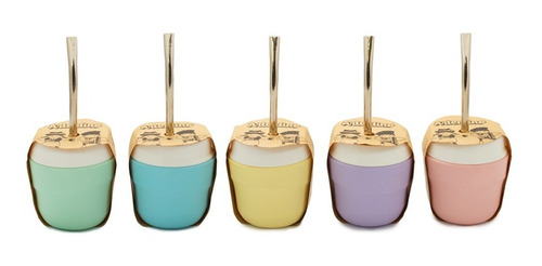 Mate Pastel Bombilla Limpieza Vaciado Fácil Regalo Moderno