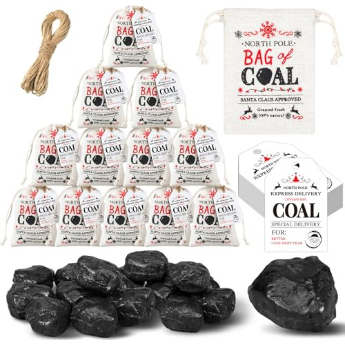 48 Sets De Jabón De Carbón  Lump Of Coal  Navidad - R...