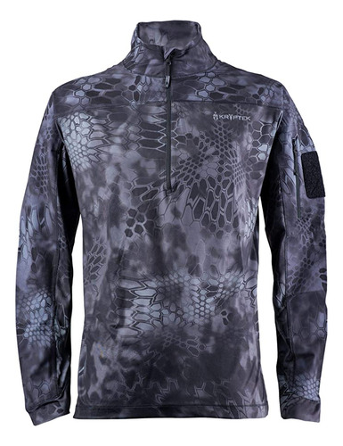 Kryptek Valhalla 2 Ls Zip - Camisa De Caza De Camuflaje De .