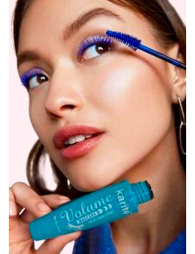 Mascara De Pestañas Volume False Lash Color Azul Karité