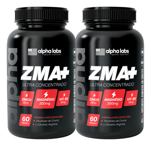 Combo 120 Capsula Zma - Libido Max Dark Suplemento Sabor Sem Sabor