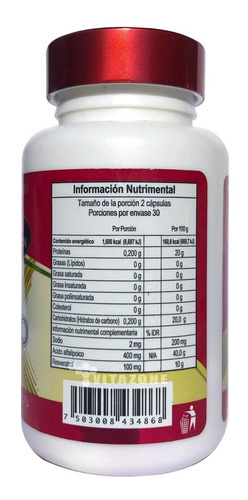Imagen 2 de 3 de Ácido Alfa Lipoico 500 Mg 60 Cápsulas Keep Natural.