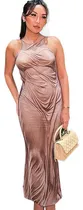 Comprar Vestido Halter Sin Tirantes De Mujer Moda Sexy Ceñido 2023