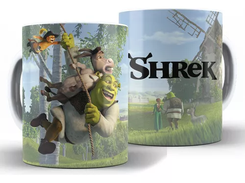 Caneca Polímero Burro do Shrek Personalizada