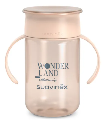 Vaso 360° +12m Antiderrame - Suavinex Color Rosa Claro