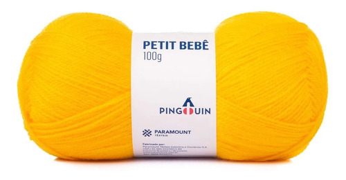 Lã Petit Bebê Pingouin 100g - Tricô E Crochê Cor 0204 IPÊ