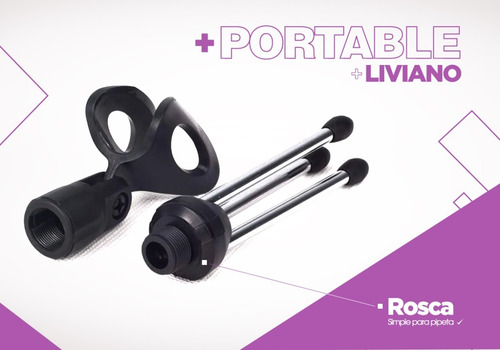 Pie Tripode Soporte Microfono Mesa + Pipeta 180° Universal