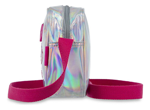 Bolsa Crossbody Cloe Girls Para Niña Con Charm Color Plateado