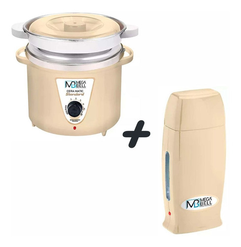 Kit Panela Termocera Megabell 900g C. Refil + Apare. Roll On