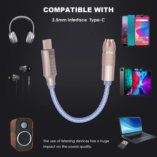 Zh Amplificador De Auriculares Usb C Dac Cx31993 Con Salida