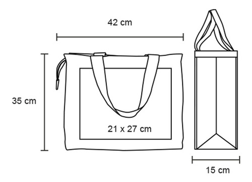 Imagen 6 de 10 de Bolsa De Yute Con Láminado En El Interior, Con Cierre, Asa.