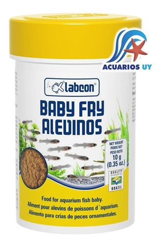 Alimento Comida Para Peces Alevines. Labcon Alevinos 10g