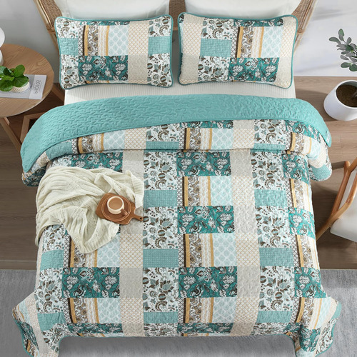 Bedding Wongs 3 Piezas Juego De Colchas De Colcha Que Queen,