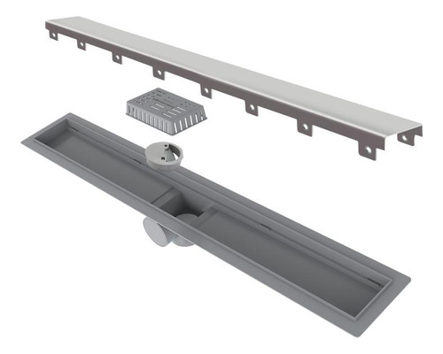 Linear Elleve - Ralo Linear Smart Tampa Inox 60cm